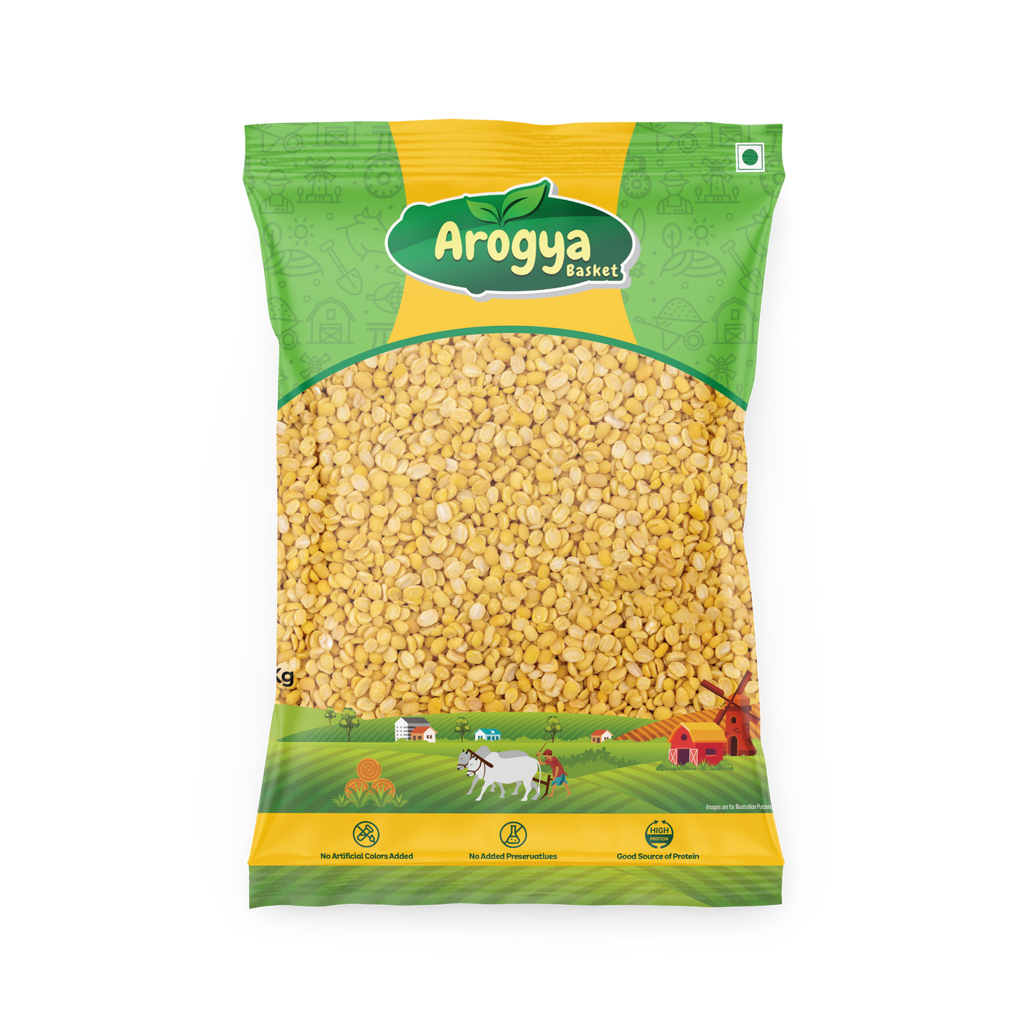 Unpolished Moong Dal – 1kg